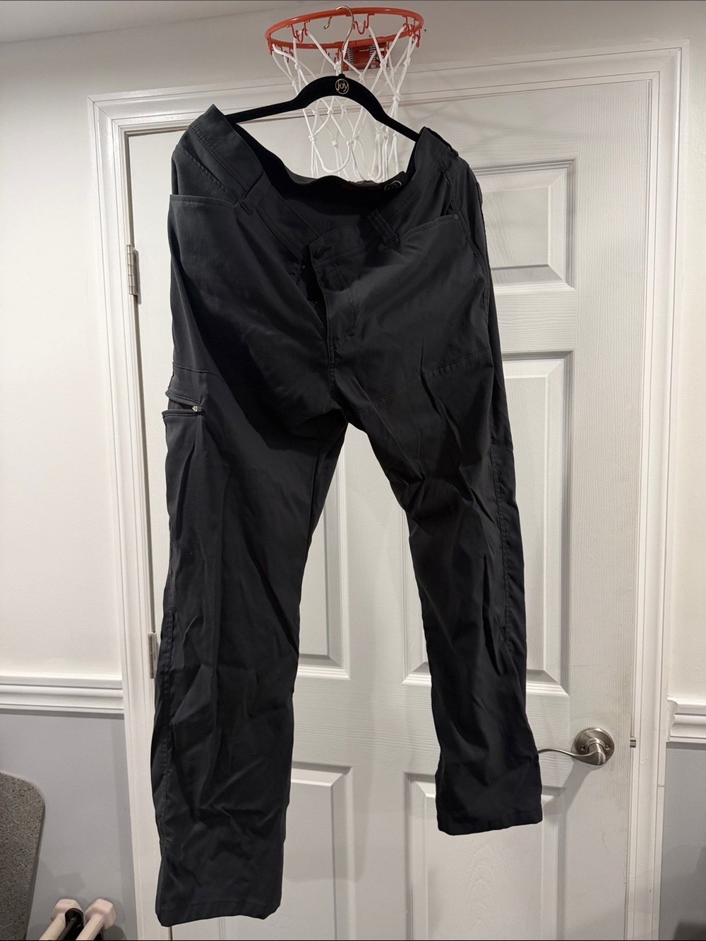 Men's Black Utility Work Pants 38x32